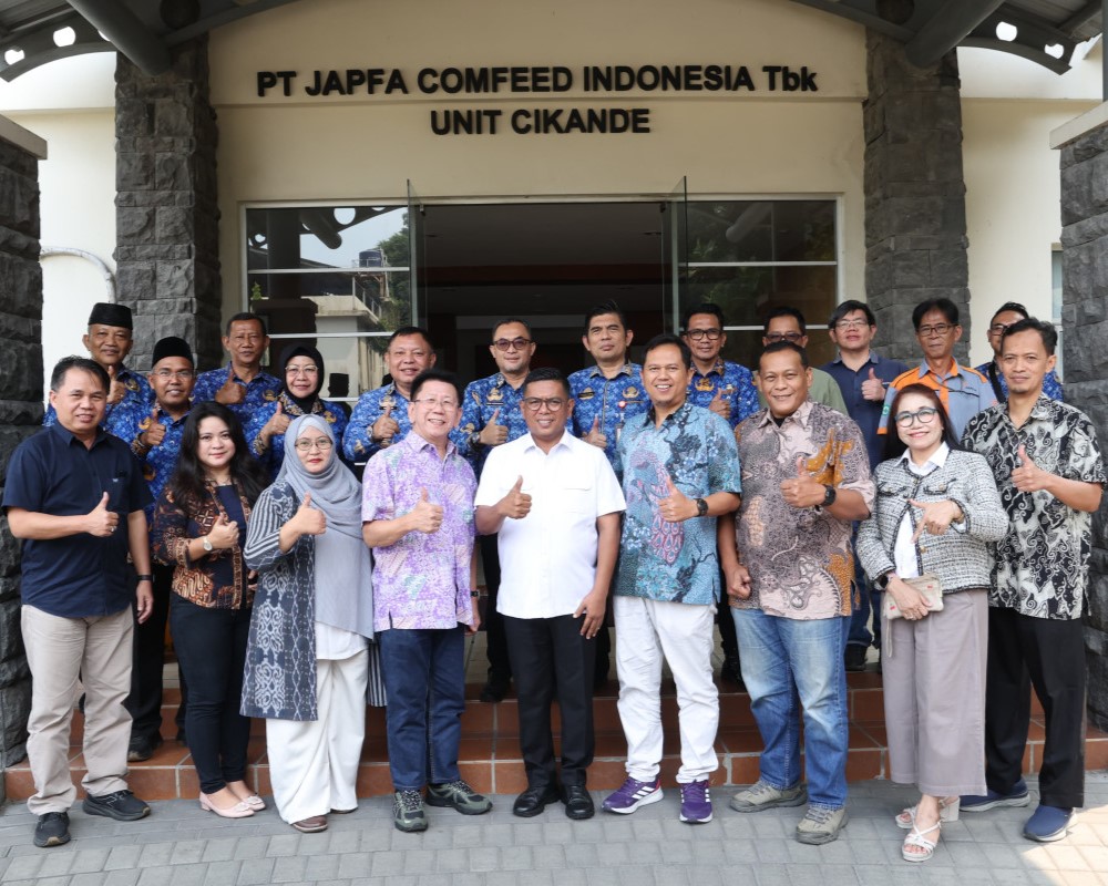 Kunjungi Japfa Cikande, Andra Soni Soroti Besarnya Potensi Industri Pakan Ternak Banten
