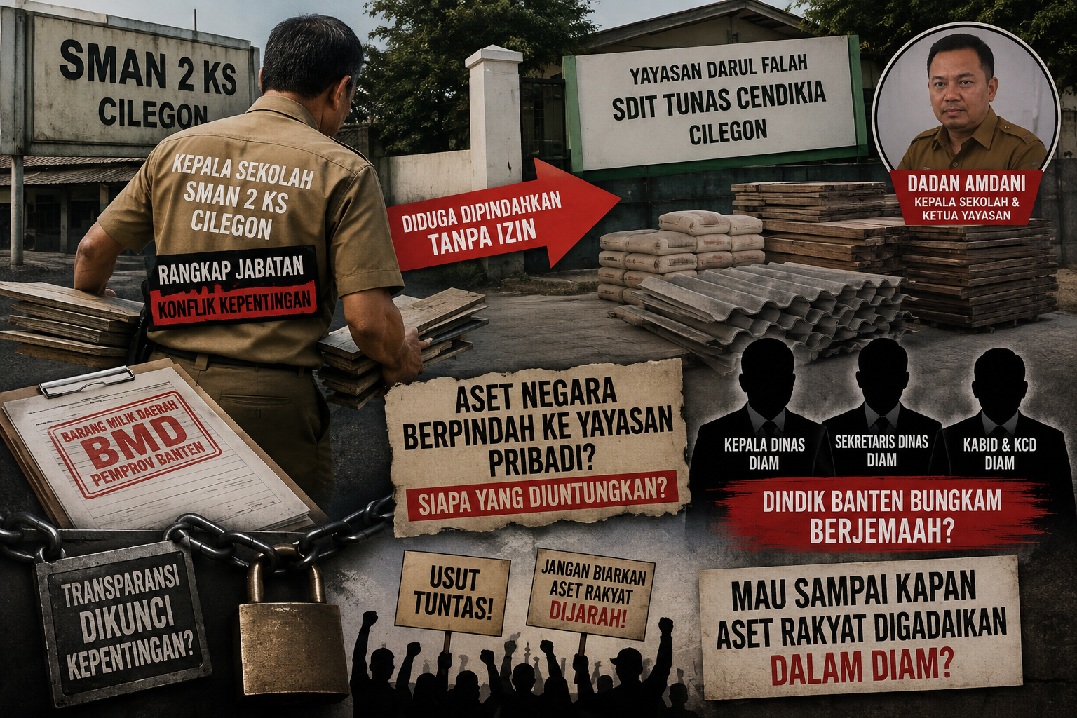 Heboh! Dugaan Pemindahan Aset Negara Tanpa Izin, Warga Cilegon Minta Penegakan Hukum