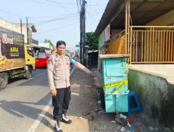 Polsek Karangtengah Pasang Garis Polisi Di Lokasi Dugaan Transaksi Obat-Obatan Terlarang Golongan G