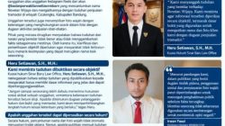 Sinar Baru Law Office Sanggah Tuduhan terhadap Noveian Wijaya: Kebenaran Harus Diuji, Bukan Dihakimi di Media Sosial