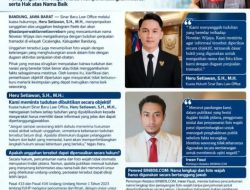 Sinar Baru Law Office Sanggah Tuduhan terhadap Noveian Wijaya: Kebenaran Harus Diuji, Bukan Dihakimi di Media Sosial